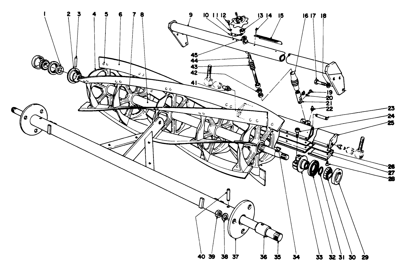 Reel And Bed Bar Assembly