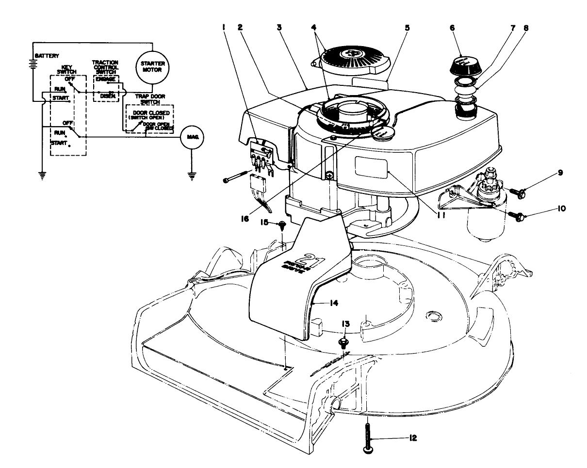 Engine Assembly Model No. 21711