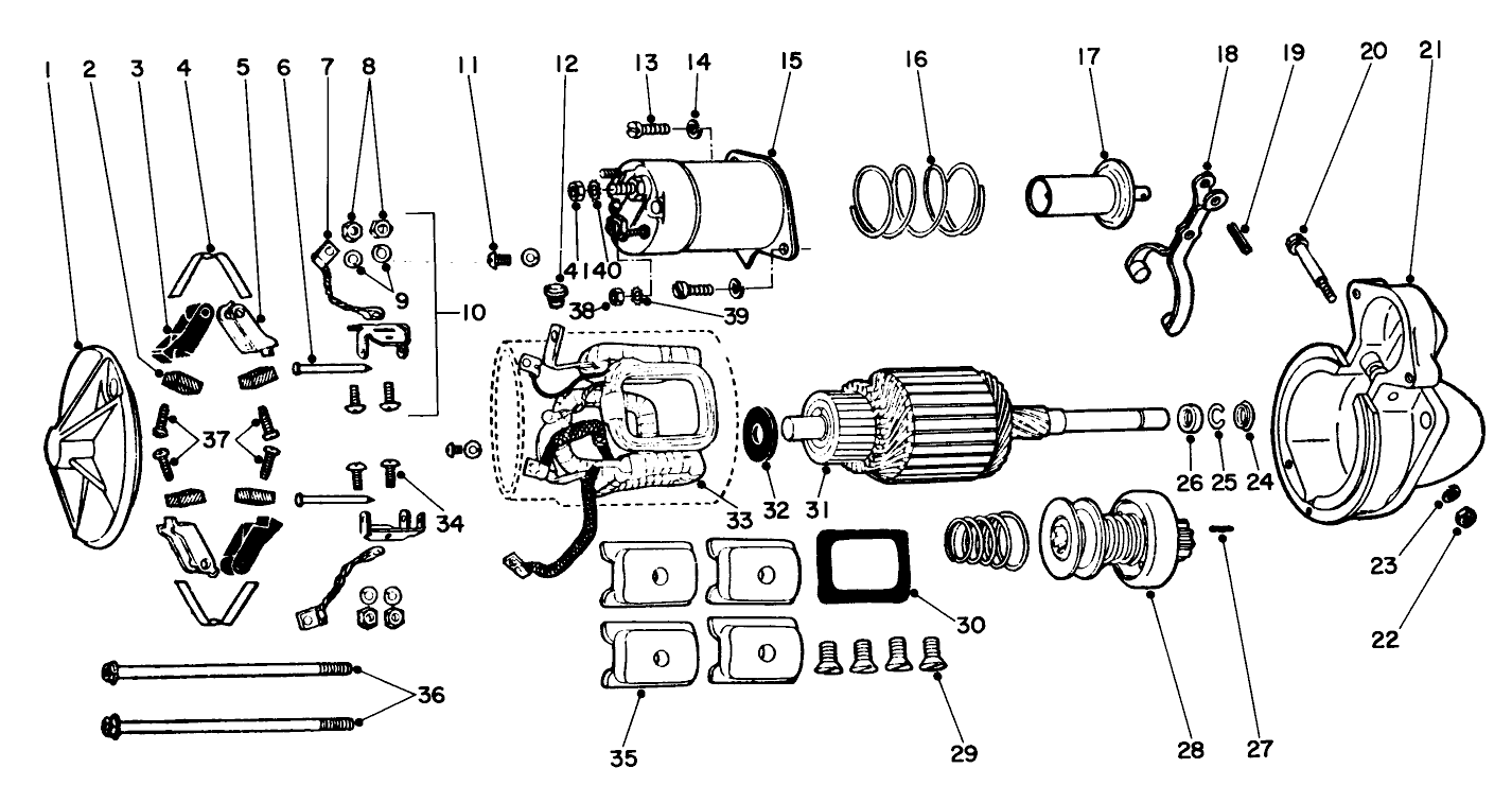 Starter Motor Assembly