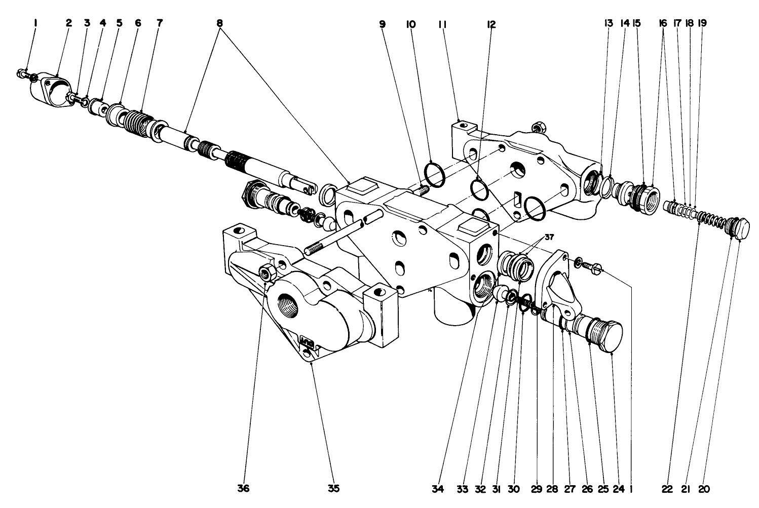 Hydraulic Valve Assembly Parkmaster 5
