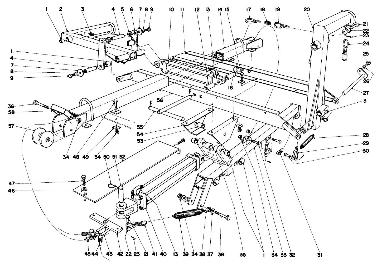 Main Frame Assembly-Rear Parkmaster 5