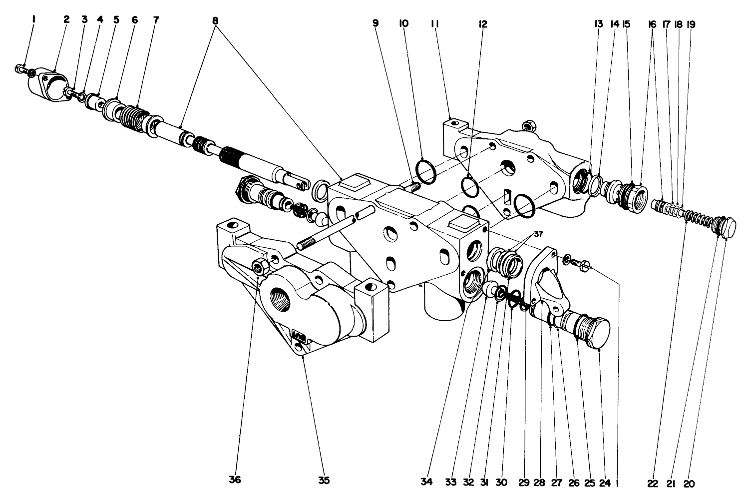 Hydraulic Valve Assembly Parkmaster 9