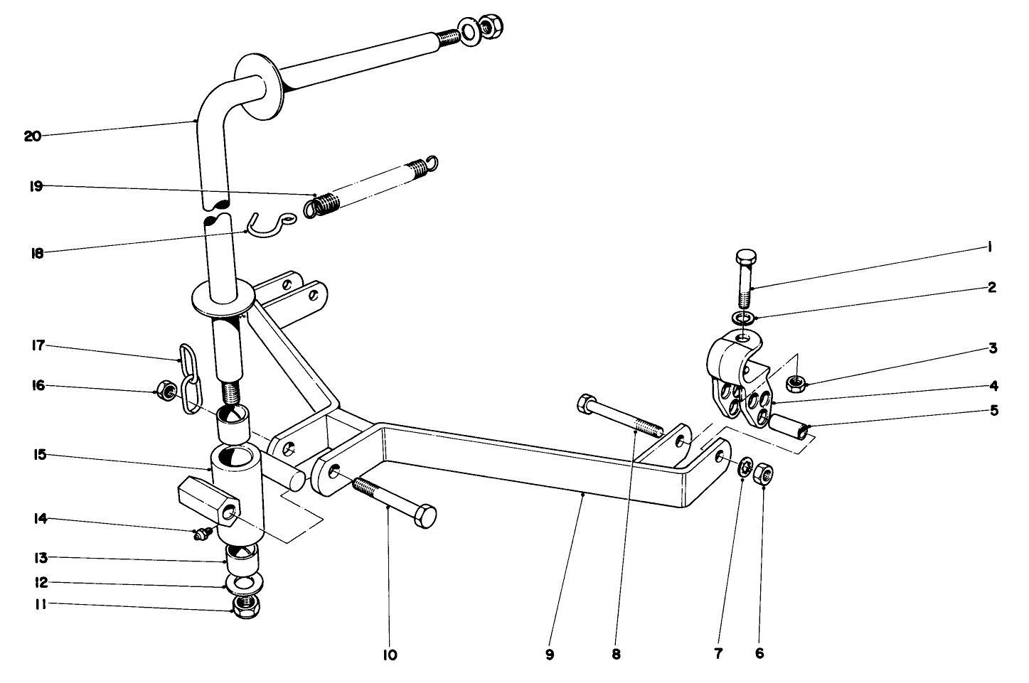 Drawbar Assembly-Parkmaster 5