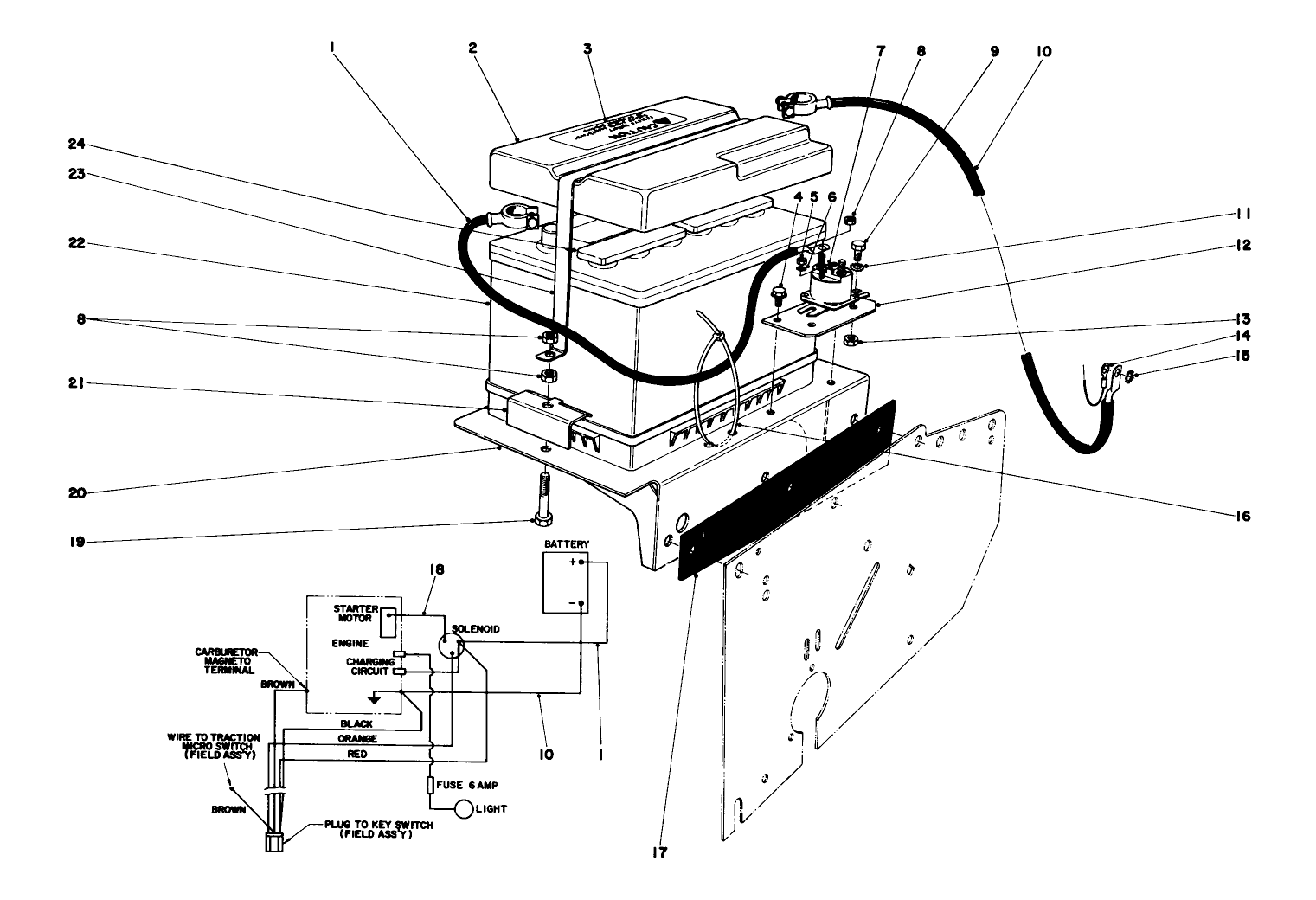 Battery And Wiring Diagram