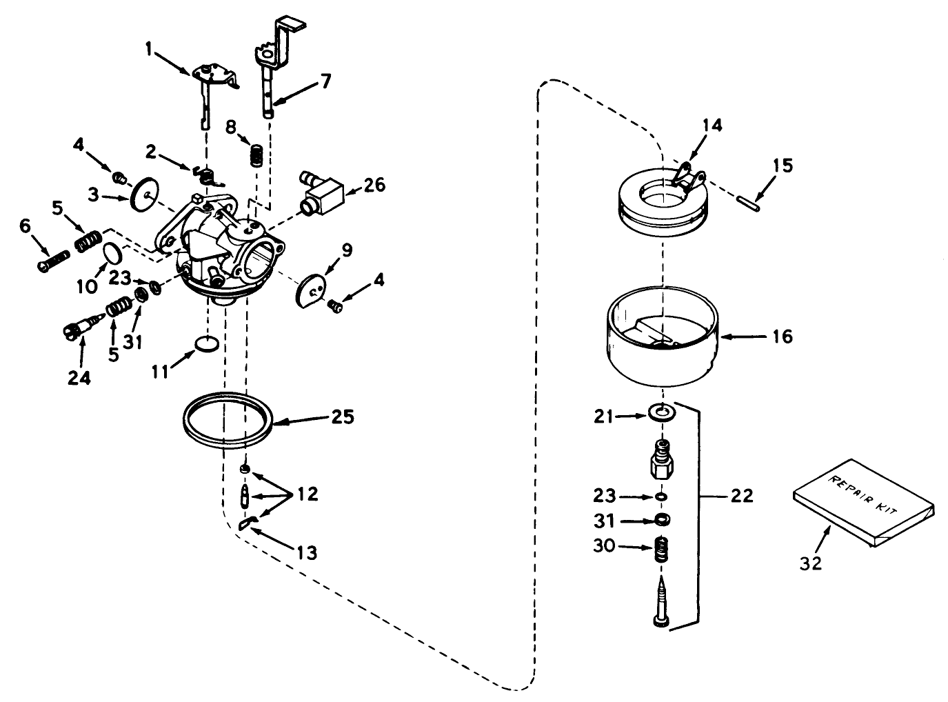 Carburetor No. 631916