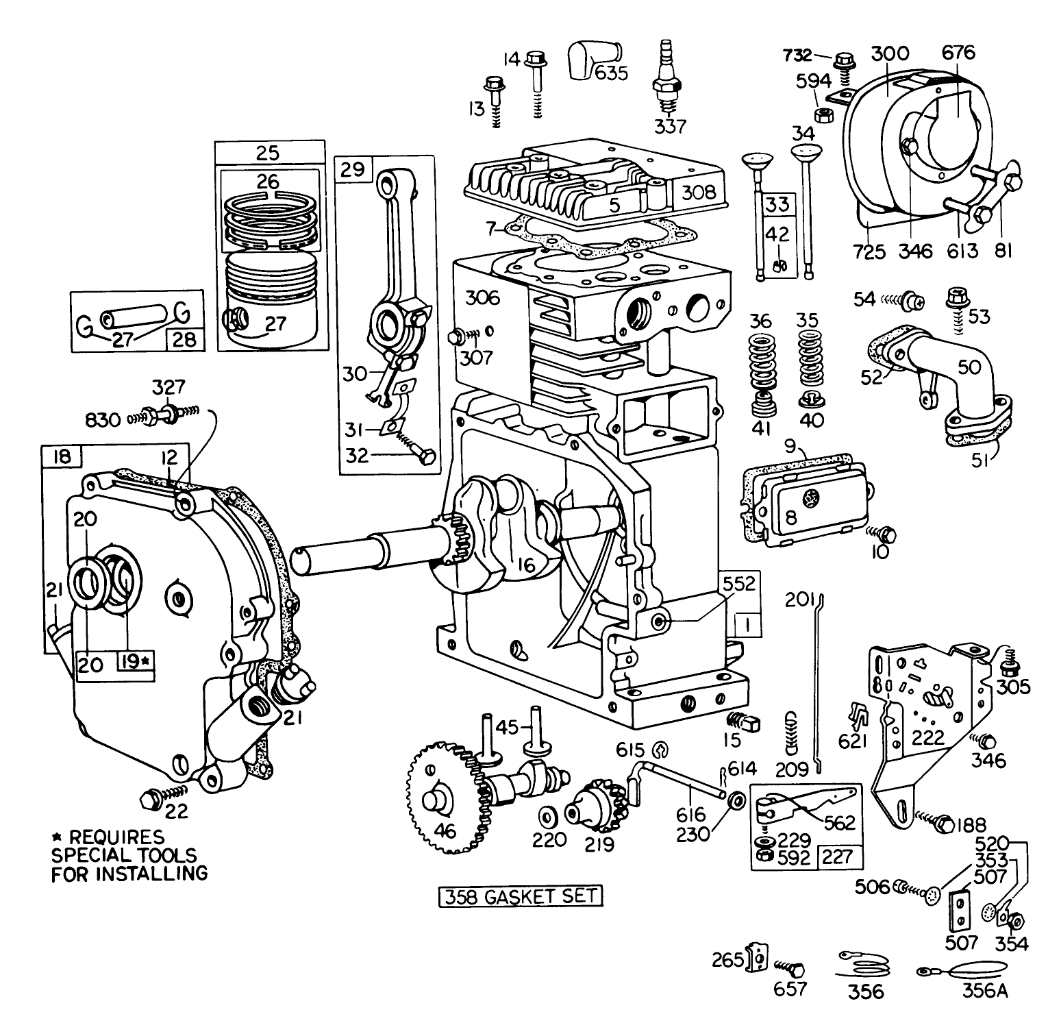 Engine Model No. 190402 Type 0755-01 Briggs & Stratton