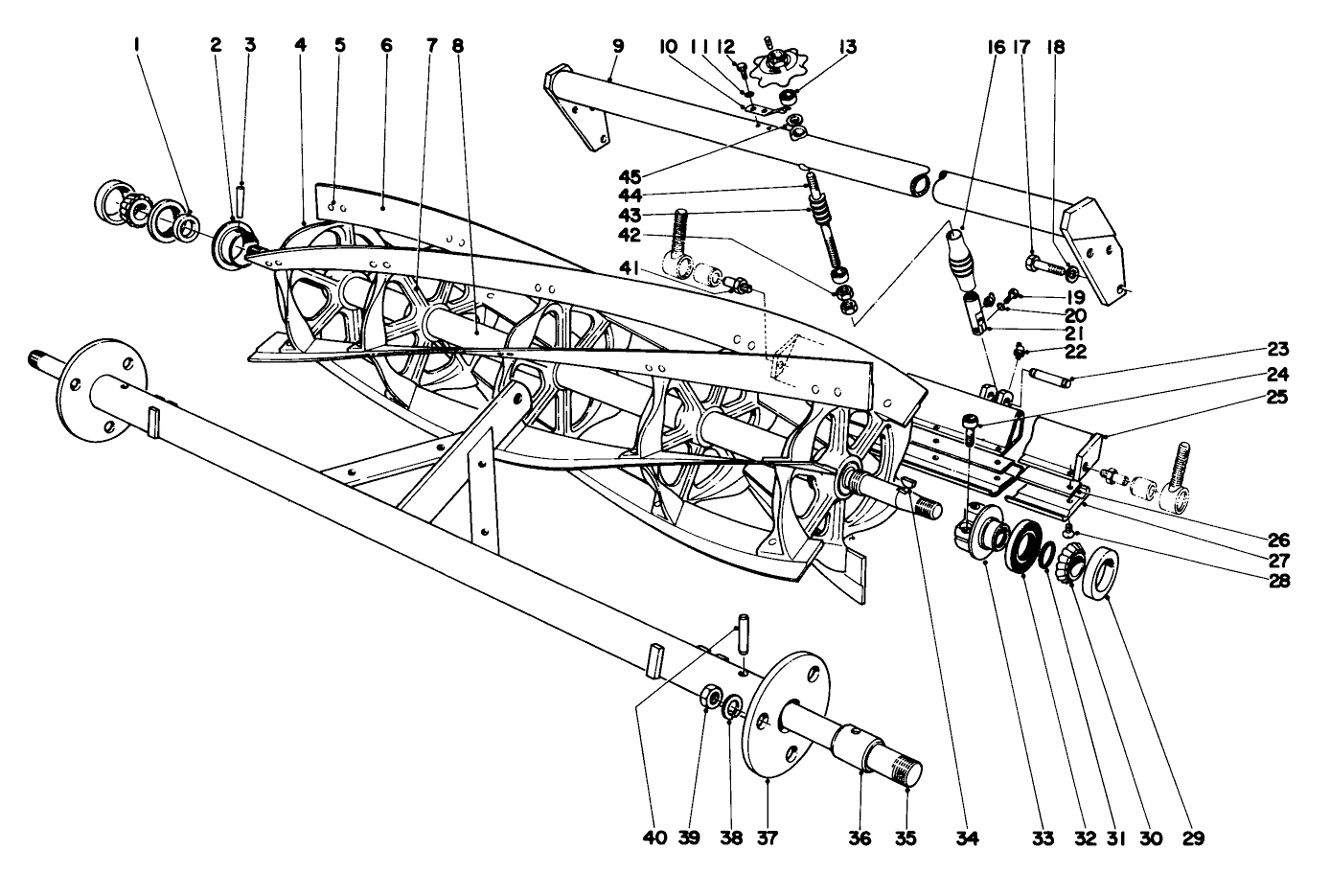 Reel And Bed Bar Assembly