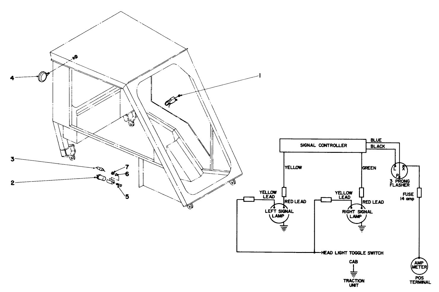 Light Kit For Cab Kit No. 30737 (0ptional)