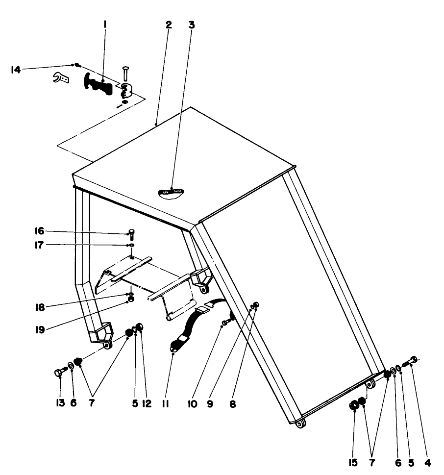 Roll Over Protection Kit No. 30735 (optional)