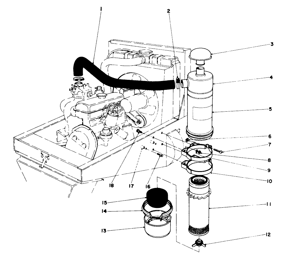 Air Cleaner Kit No. 27-7090 (optional)