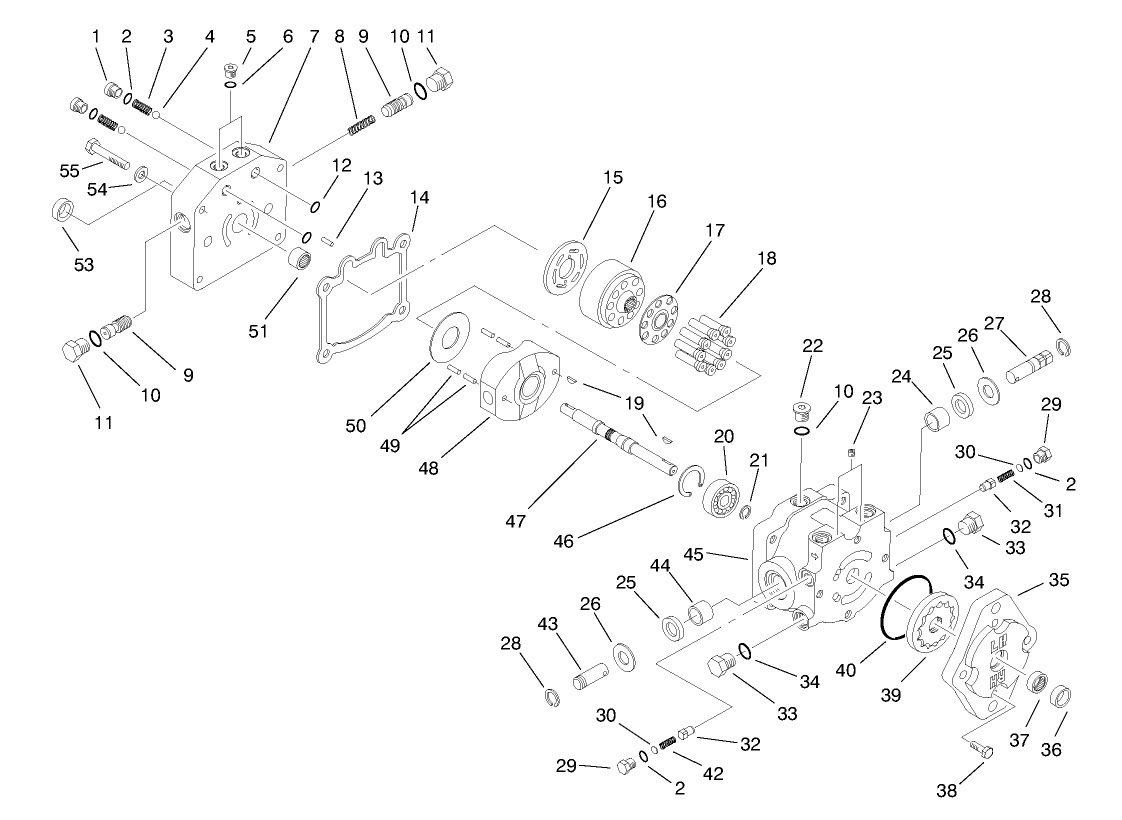 Hydraulic Pump Assembly No. 95-0587