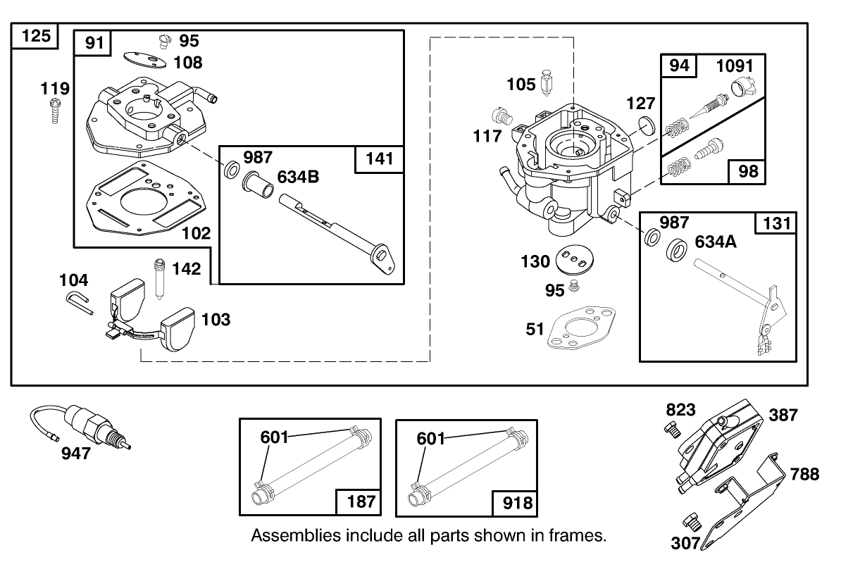 Engine Briggs & Stratton Model 303447-1180-E1