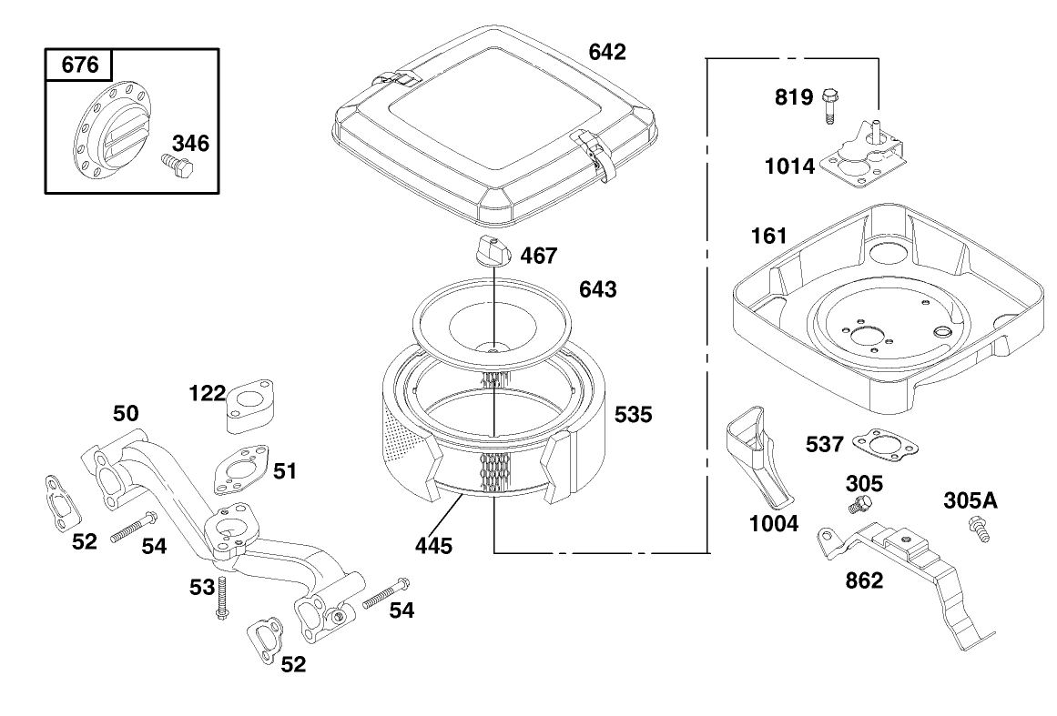 Engine Briggs & Stratton Model 303447-1180-E1