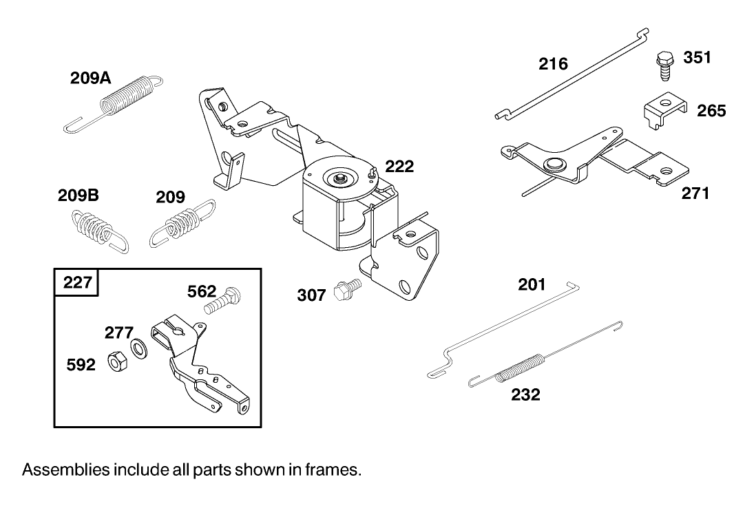 Engine Briggs & Stratton Model 303447-1180-E1