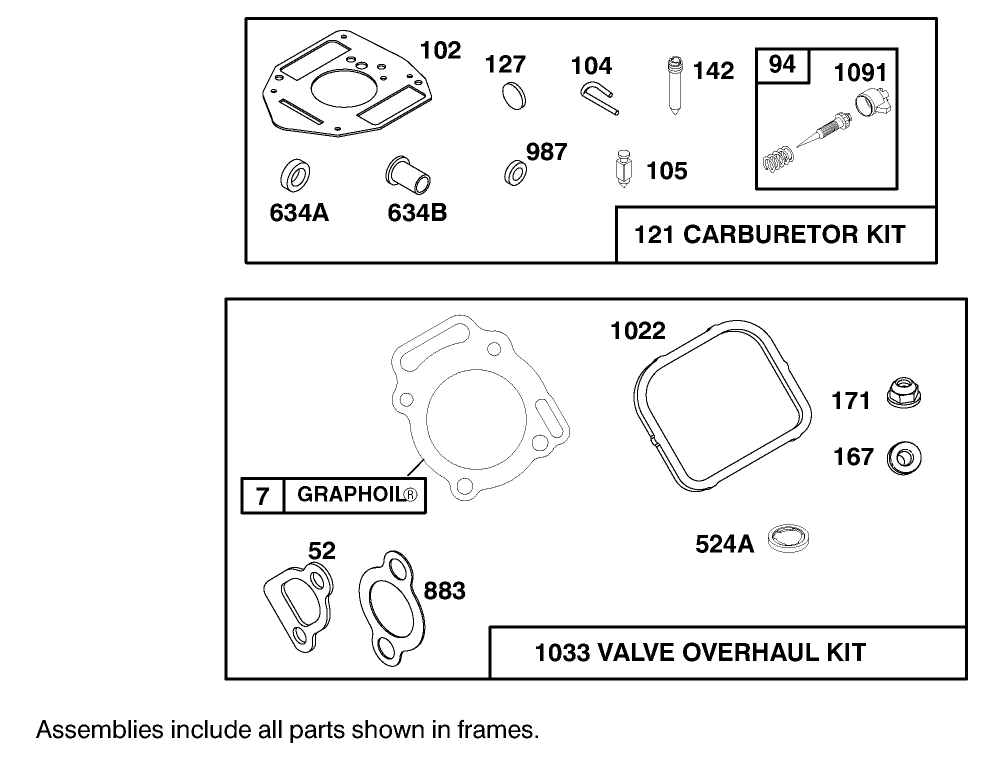 Engine Briggs & Stratton Model 303447-1180-E1
