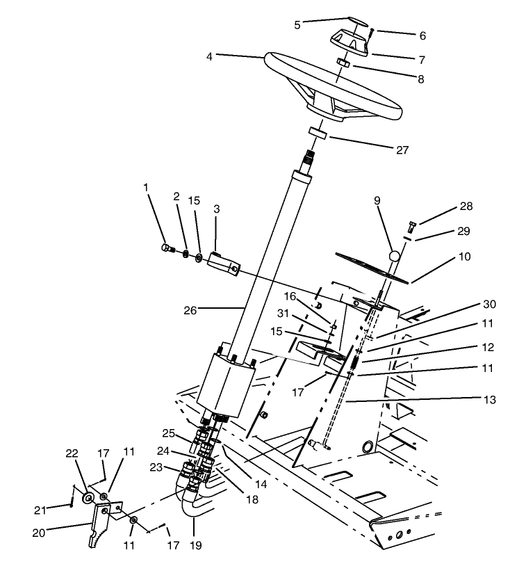 Steering Tower Assembly