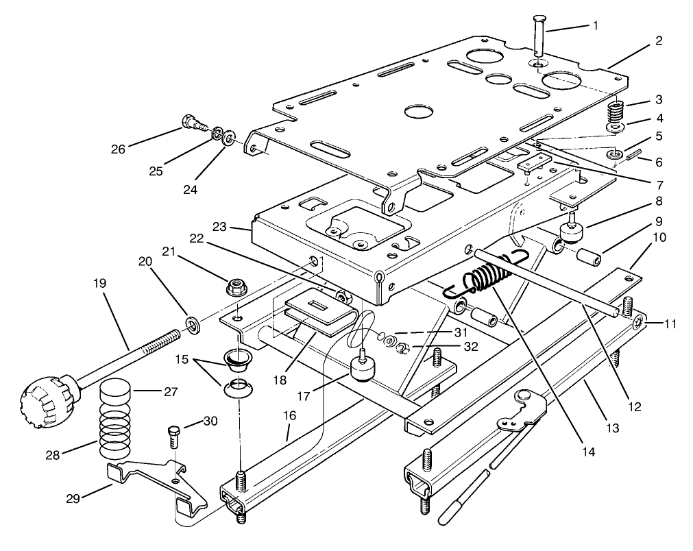 Seat Suspension Assembly