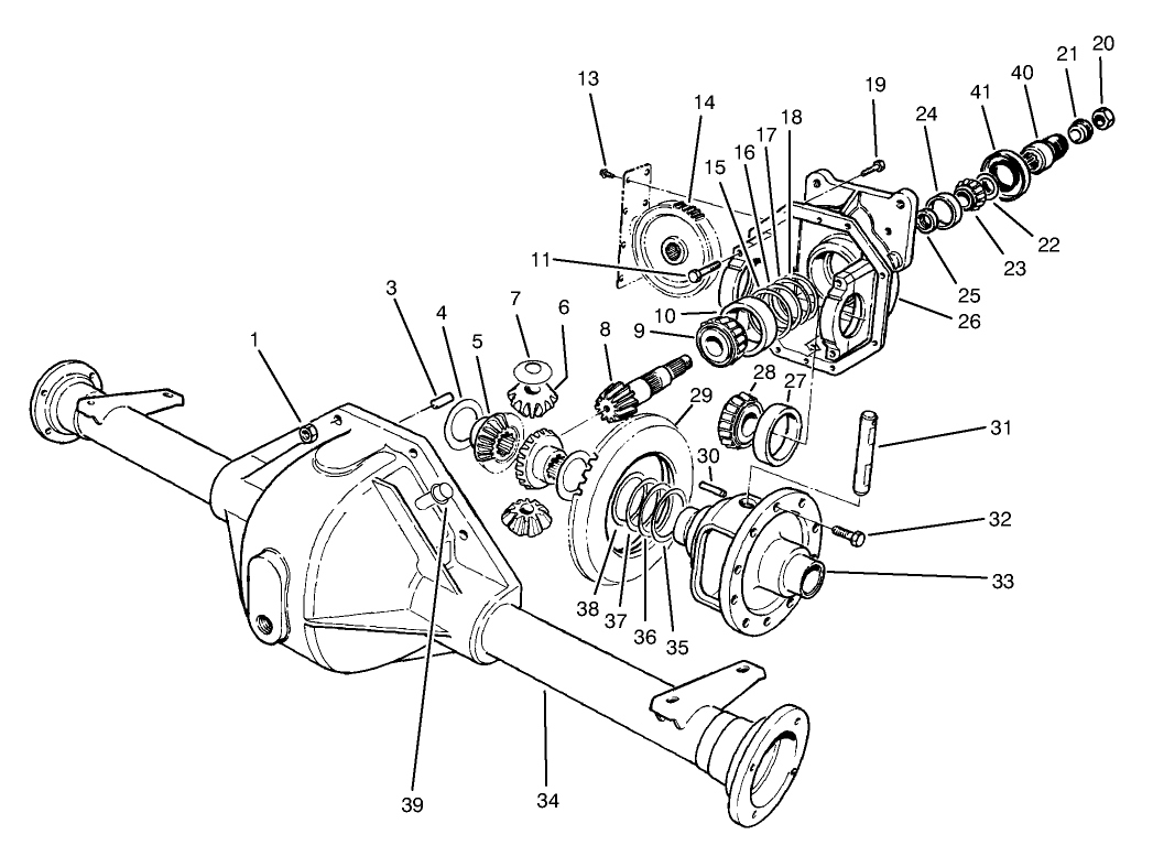 Front Axle Assembly No. 93-0084