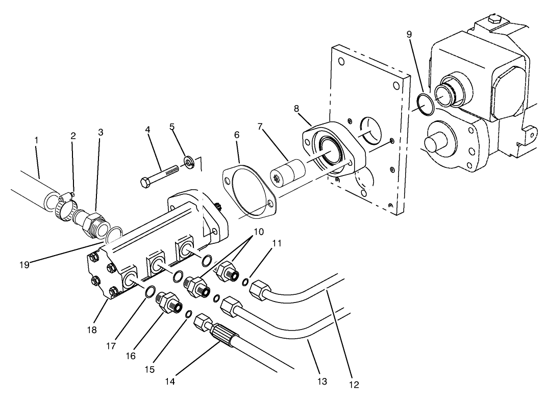 Gear Pump Installation Assembly