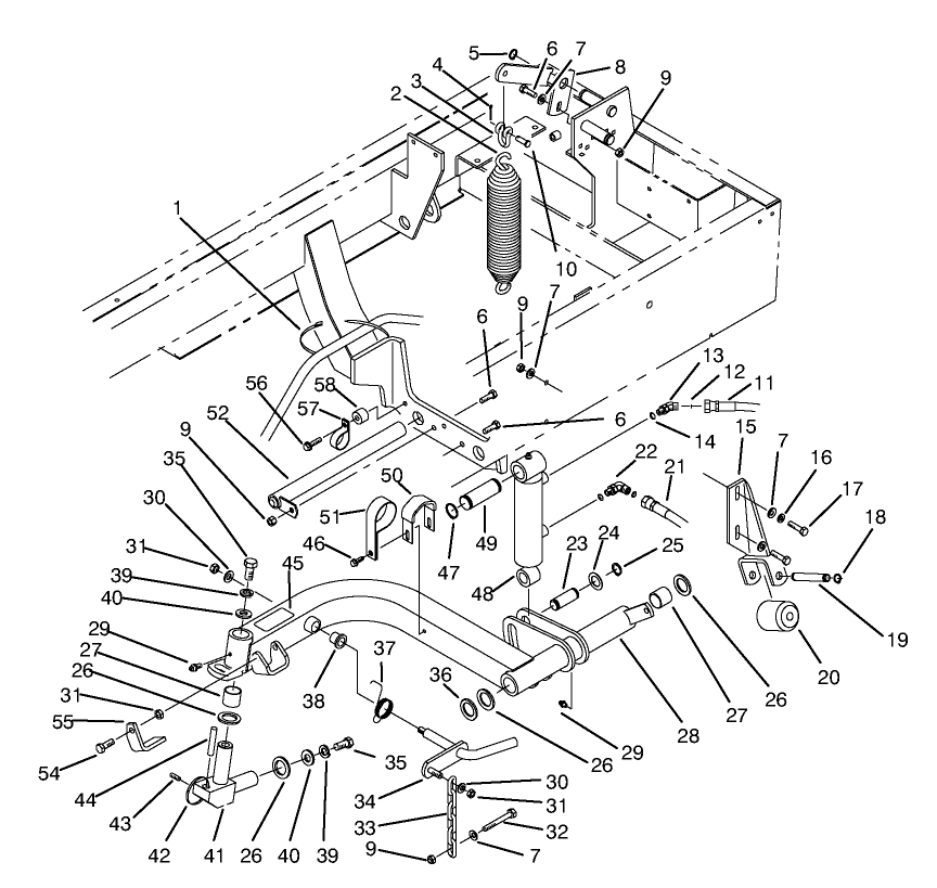Rear Lift Arms Assembly
