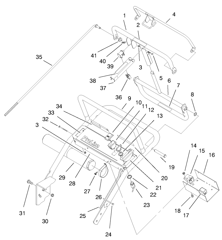 Handle And Control Panel Assembly
