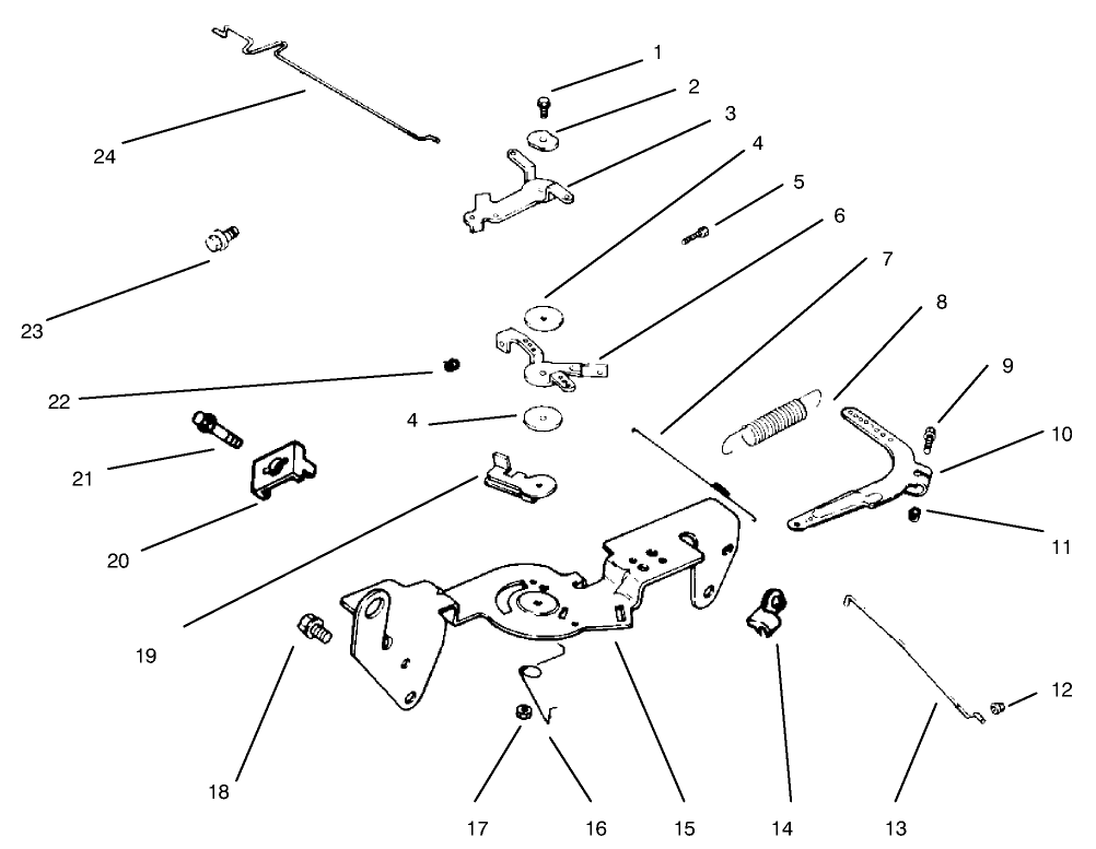 Throttle Linkage And Governor Controls