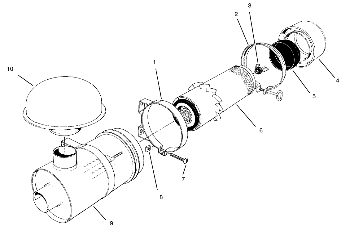 Air Cleaner, Model No. 11-4659