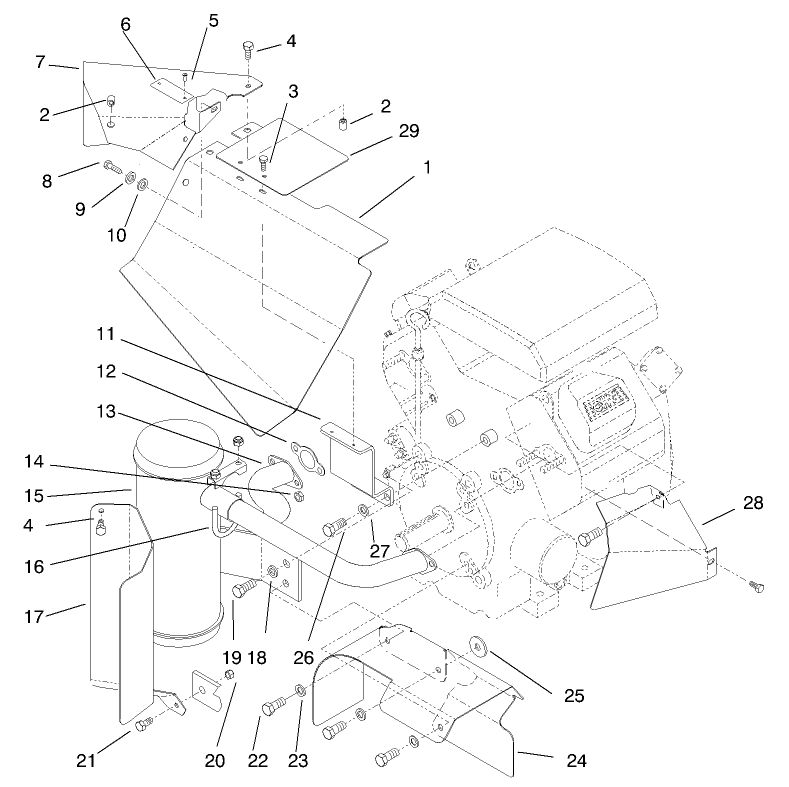Heat Shields And Exhaust