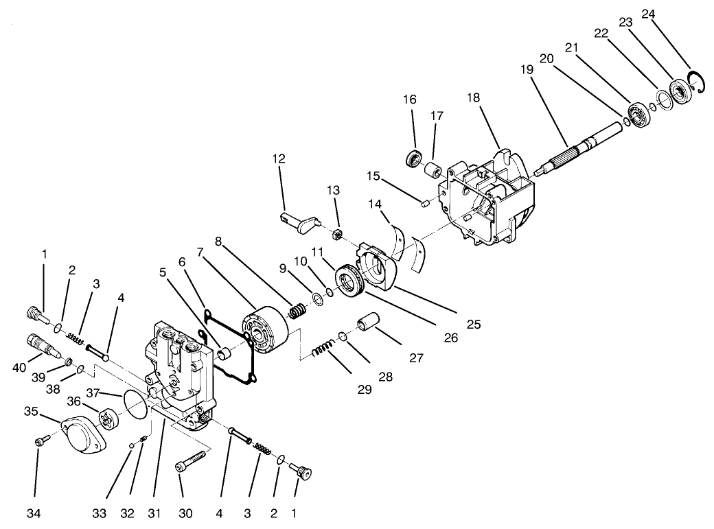 Hydraulic Pump Assembly No. 98-1957