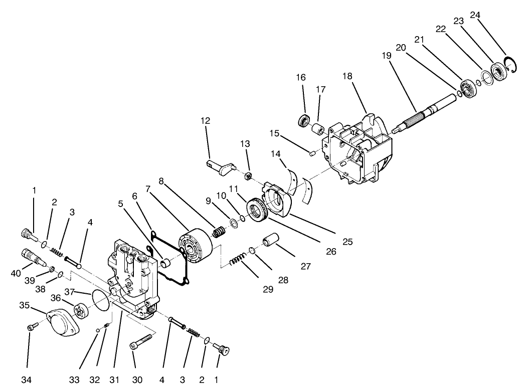 Hydraulic Pump Assembly No. 98-1957
