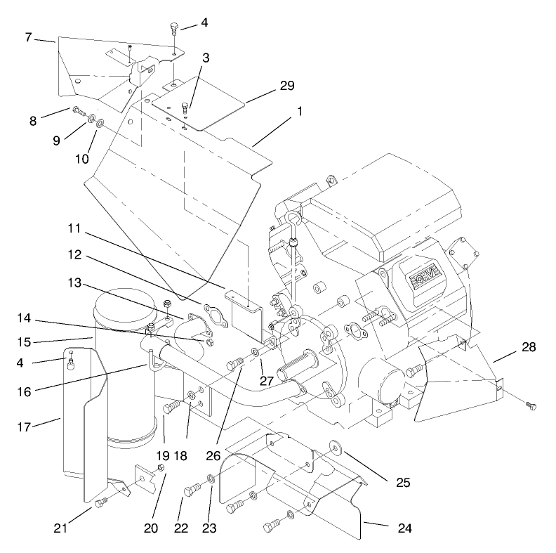 Heat Shields And Exhaust