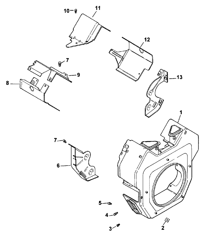 Blower Housing And Baffles