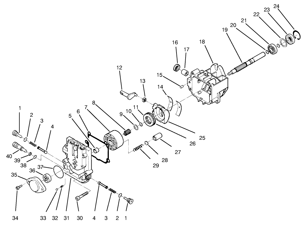 Hydraulic Pump Assembly No. 98-1957