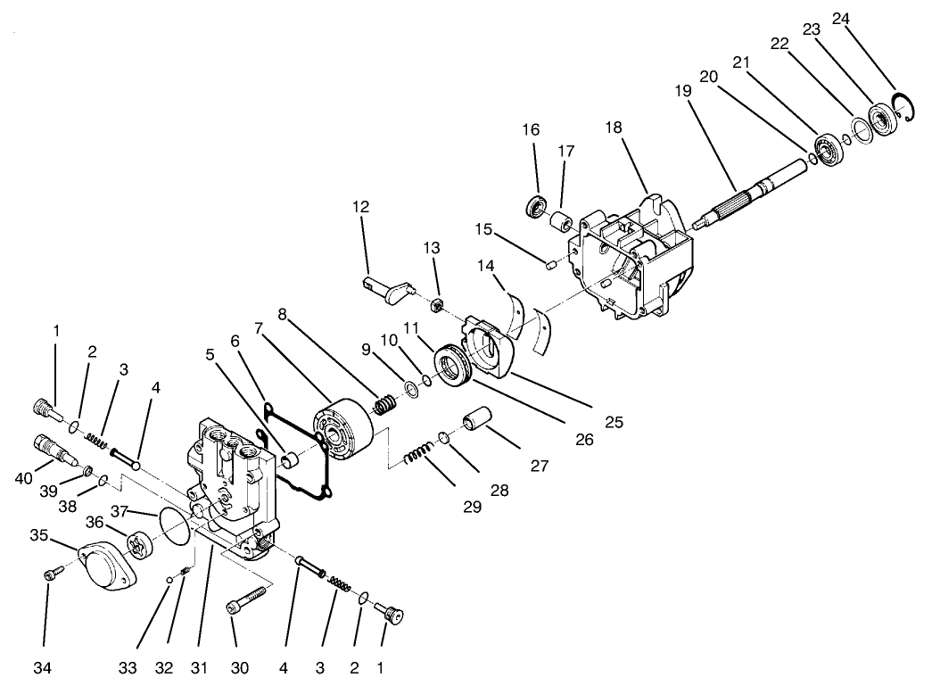 Hydraulic Pump Assembly No. 98-1957