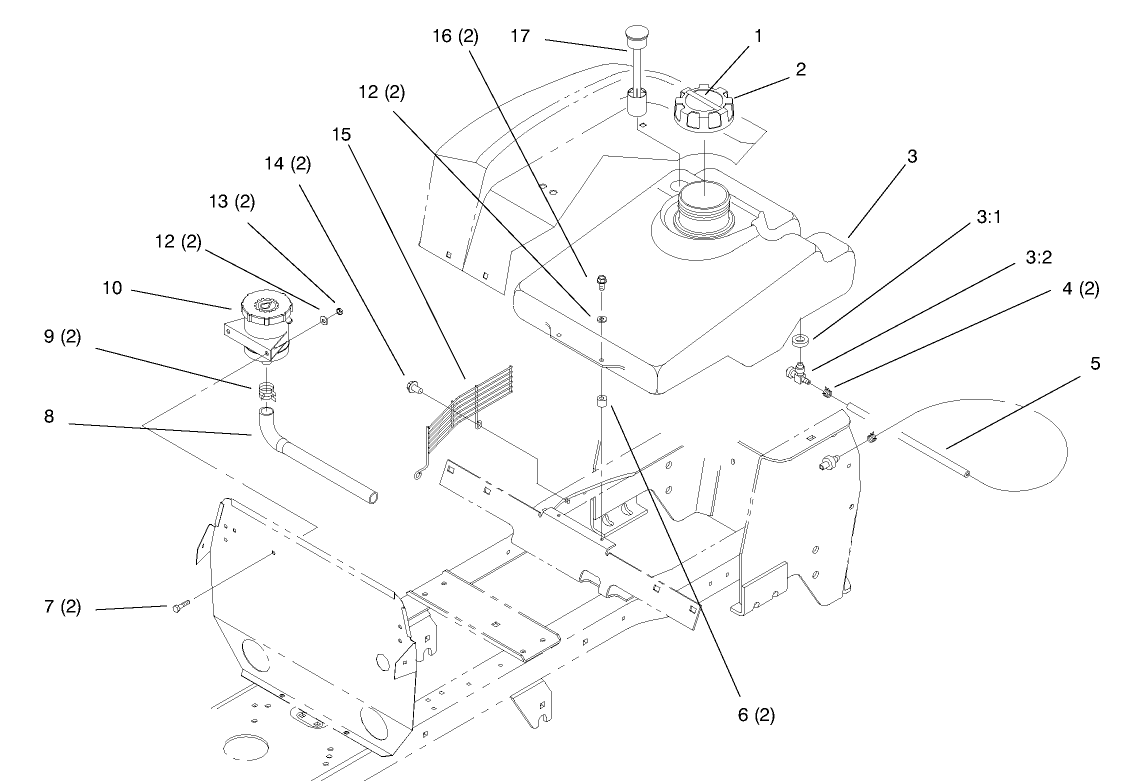 Fuel Tank And Hydro Reservoir