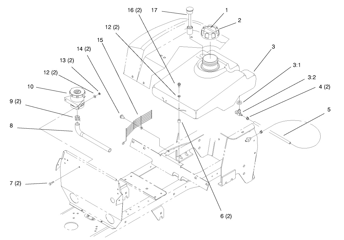 Fuel Tank And Hydro Reservoir