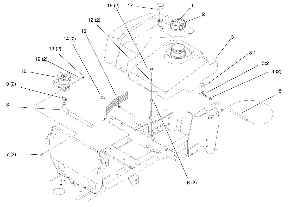 Fuel Tank And Hydro Reservoir