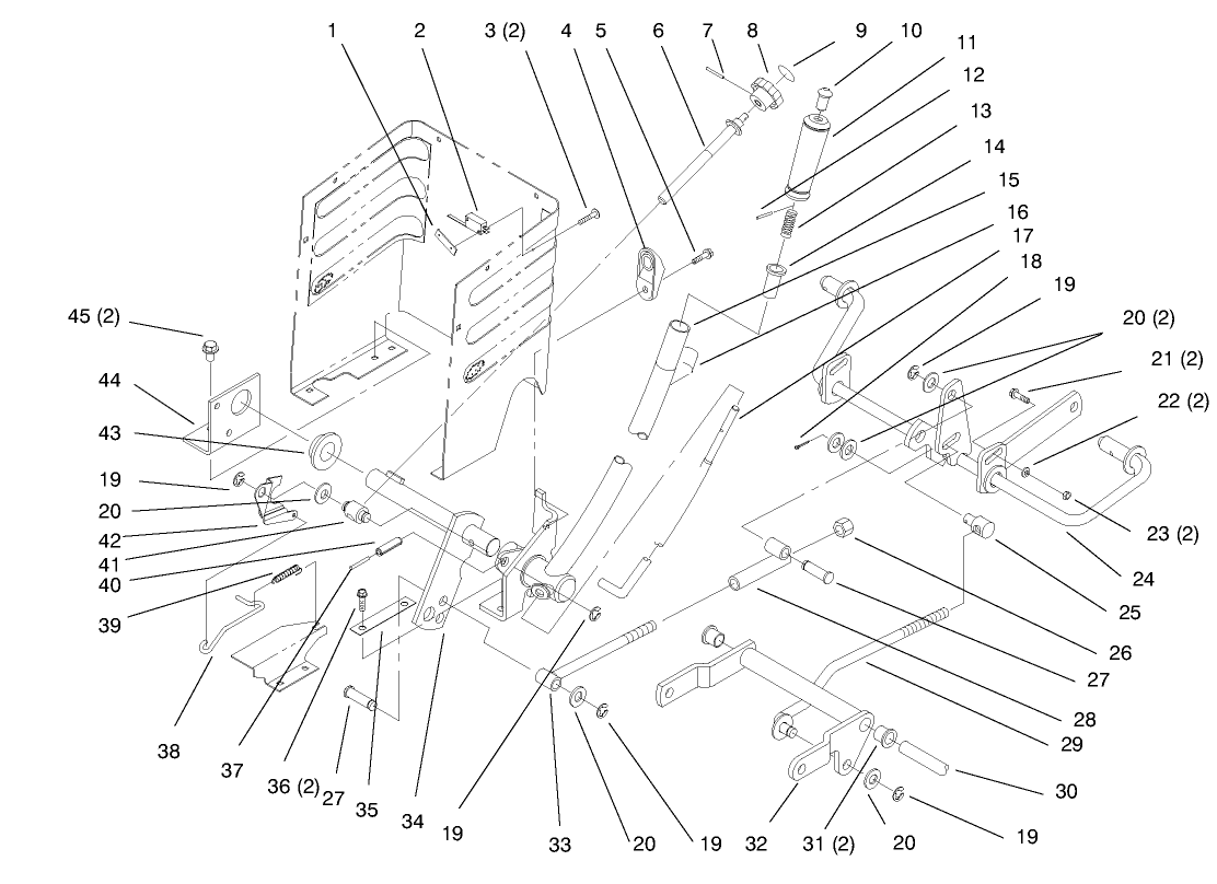 Lift Lever And Height Of Cut