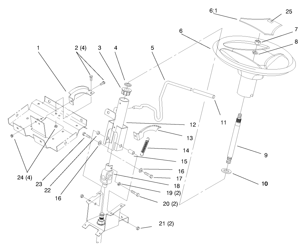 Steering Wheel And Tilt