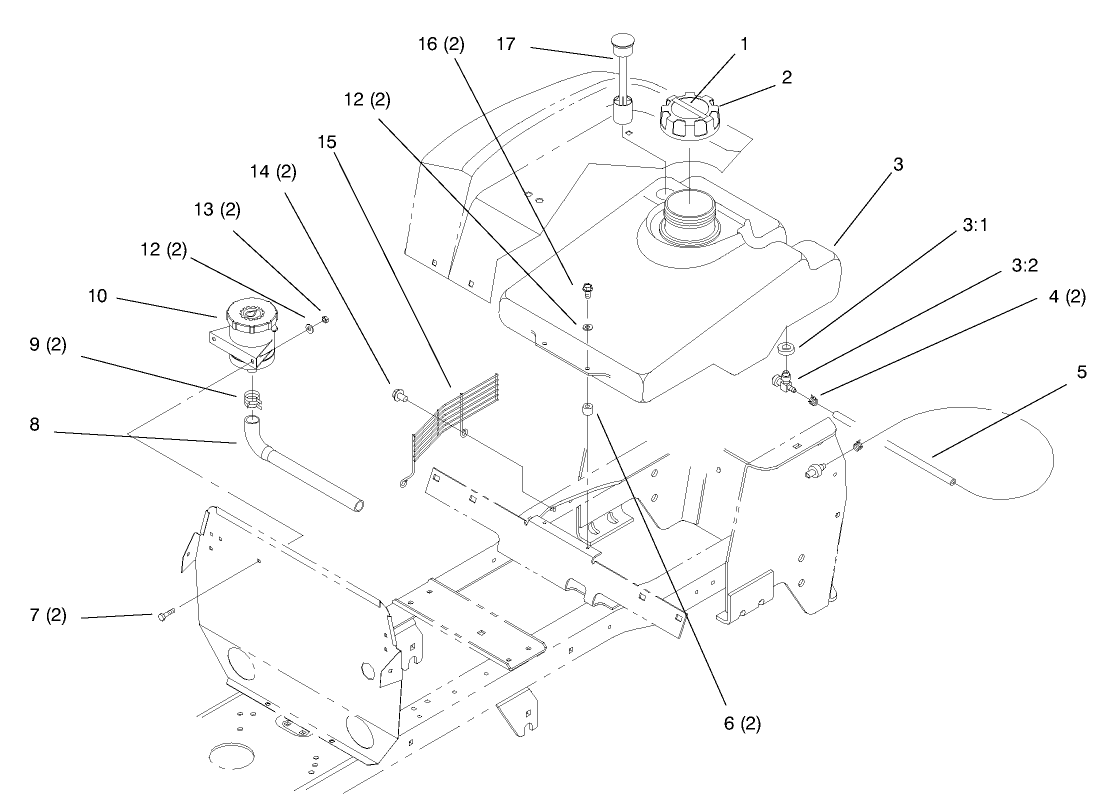 Fuel Tank And Hydro Reservoir