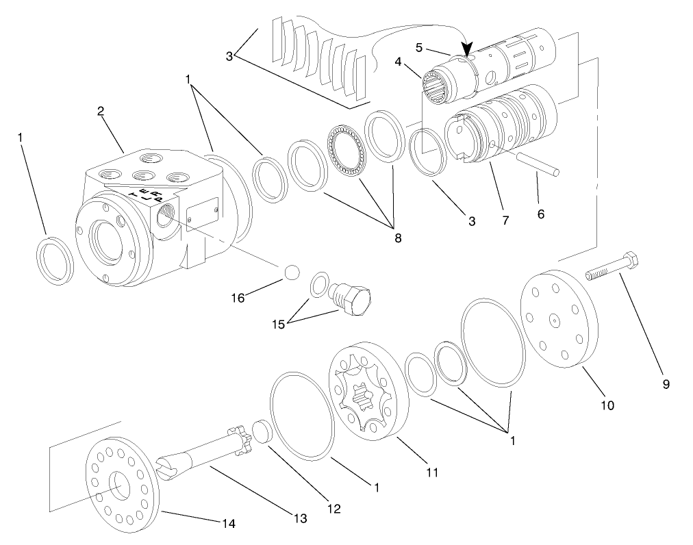 Steering Valve Assembly No. 94-9950