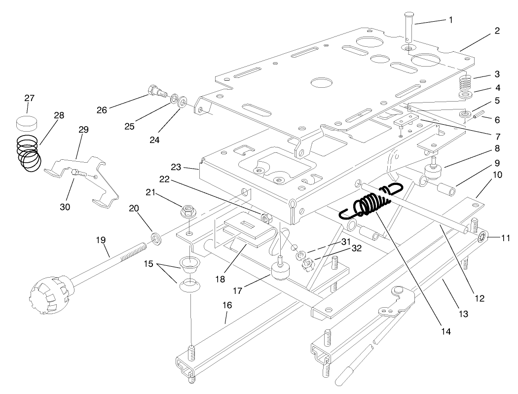 Seat Suspension Assembly