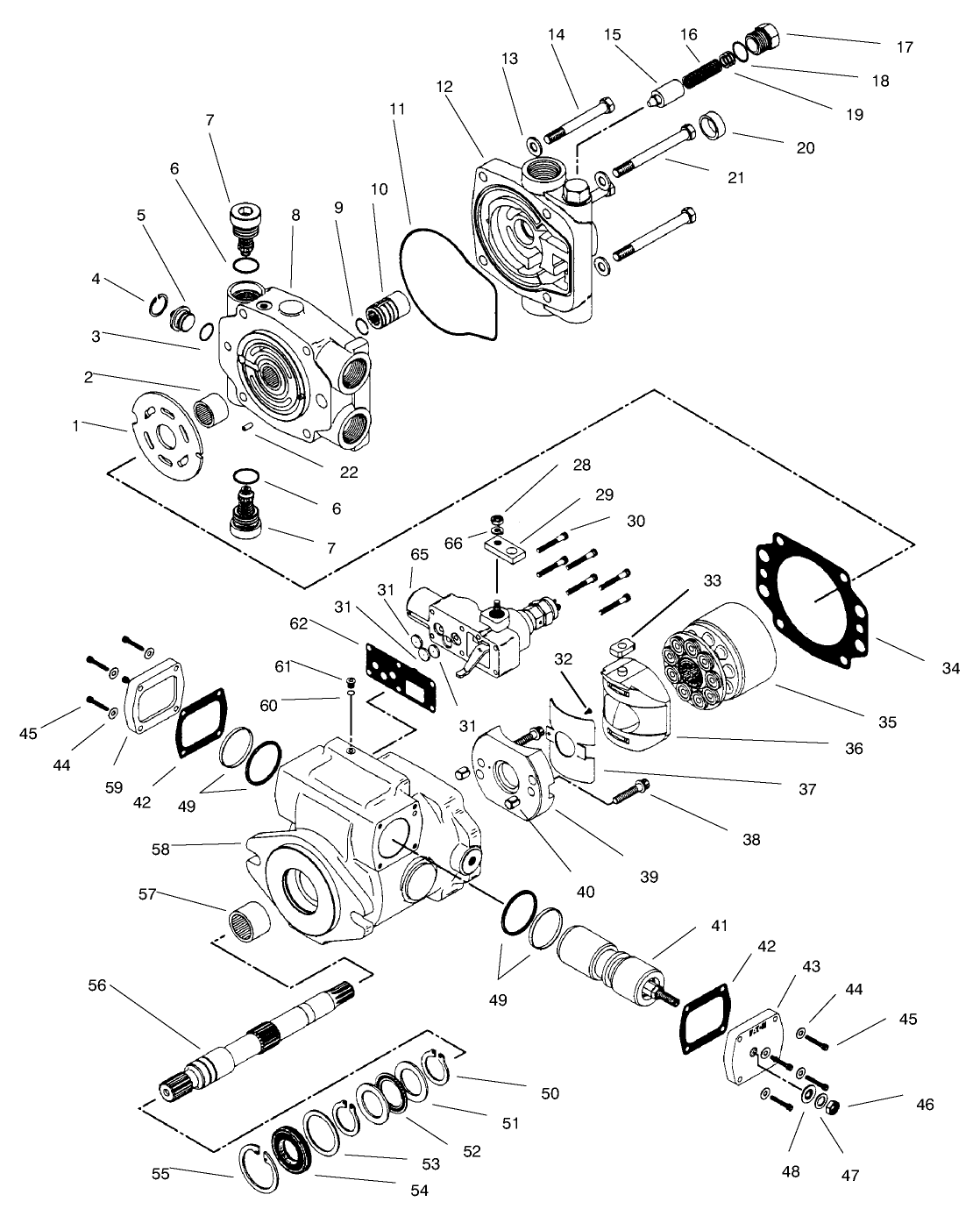Servo Controlled Piston Pump Asm. No. 98-3730