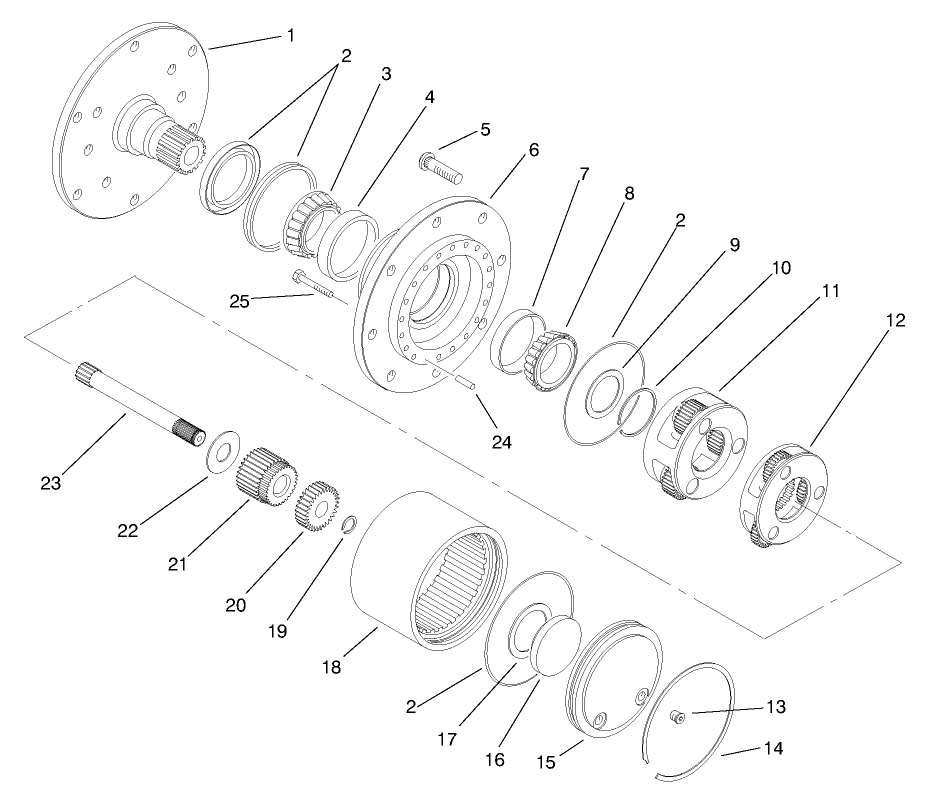 Planetary Drive Assembly No. 92-7415