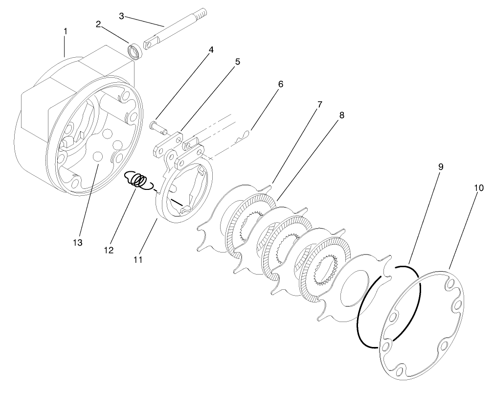 Brake Asm No. 92-7414 Rh & 92-7417 Lh (shown)