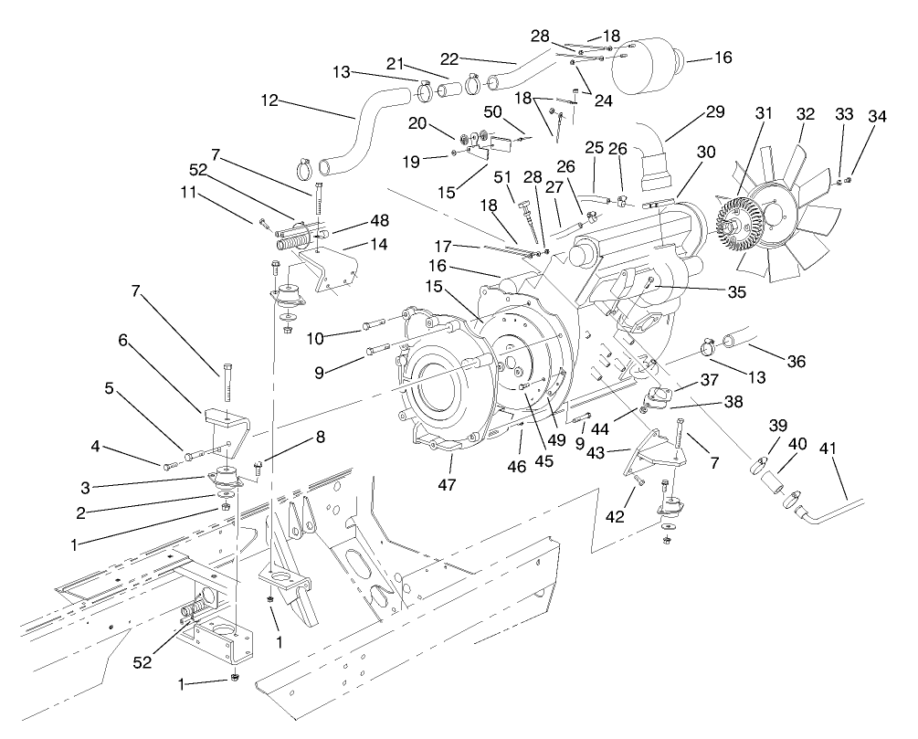 Engine Installation Assembly