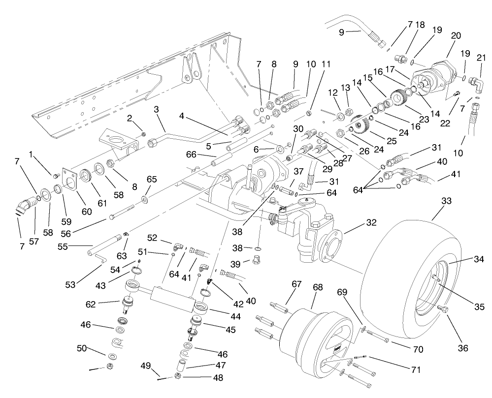 4-Wd Axle Assembly (model No. 03804)