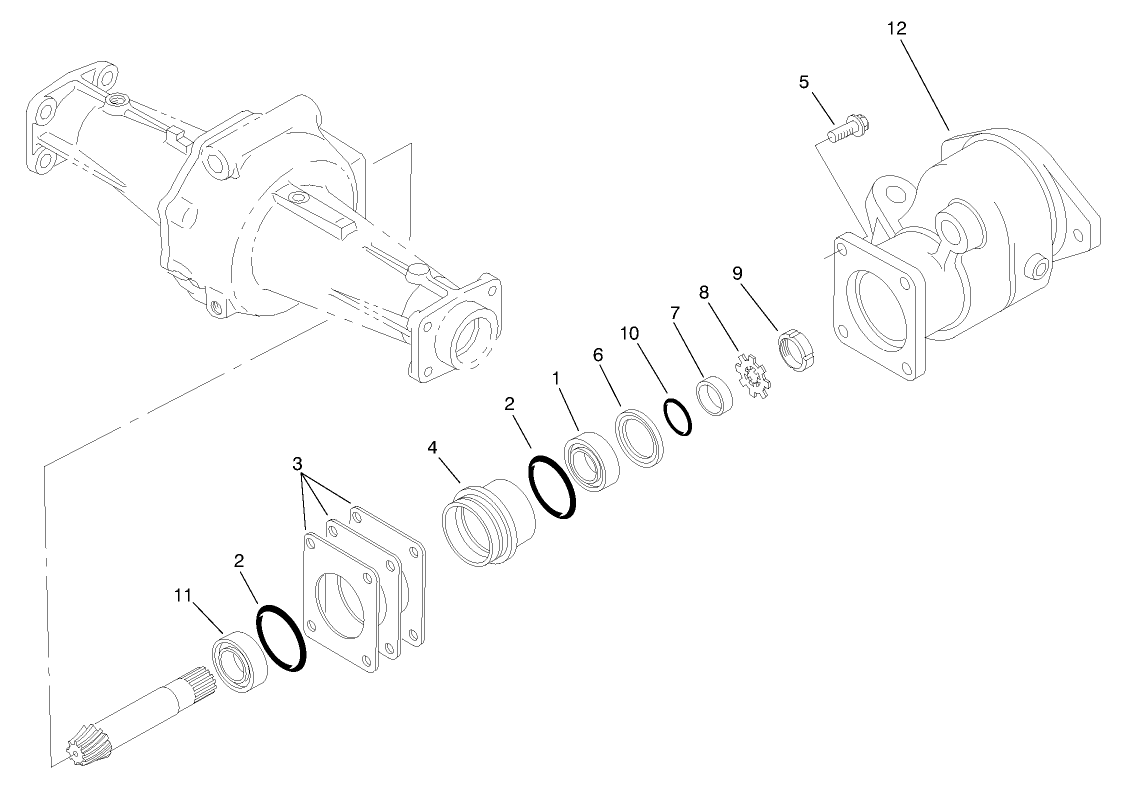Sleeve Assembly Axle No. 98-2447 (model No. 03804 Only)