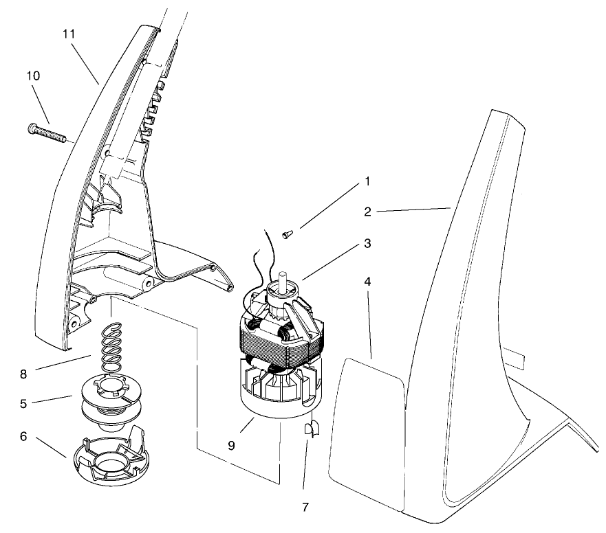 Motor & Housing Assembly