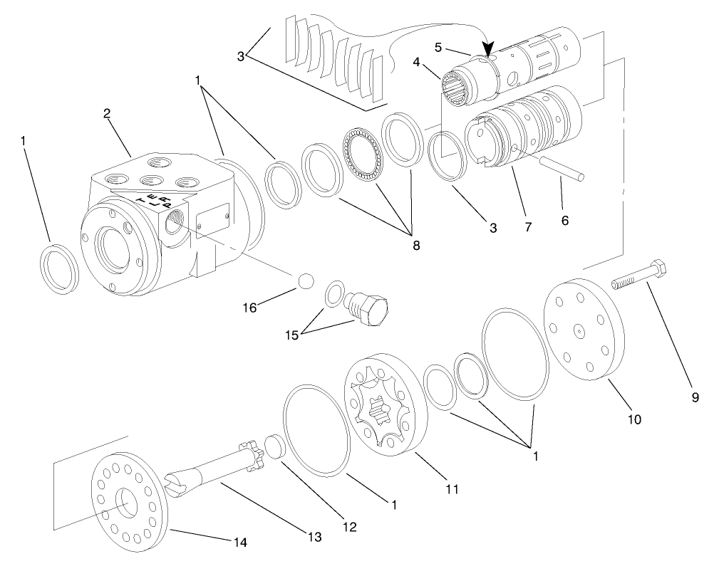 Steering Valve Asm No. 93-5165